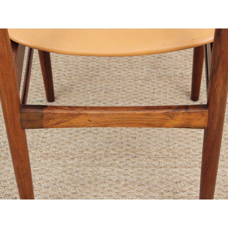 Set of 4 vintage Rio Rosewood chairs - 1960s