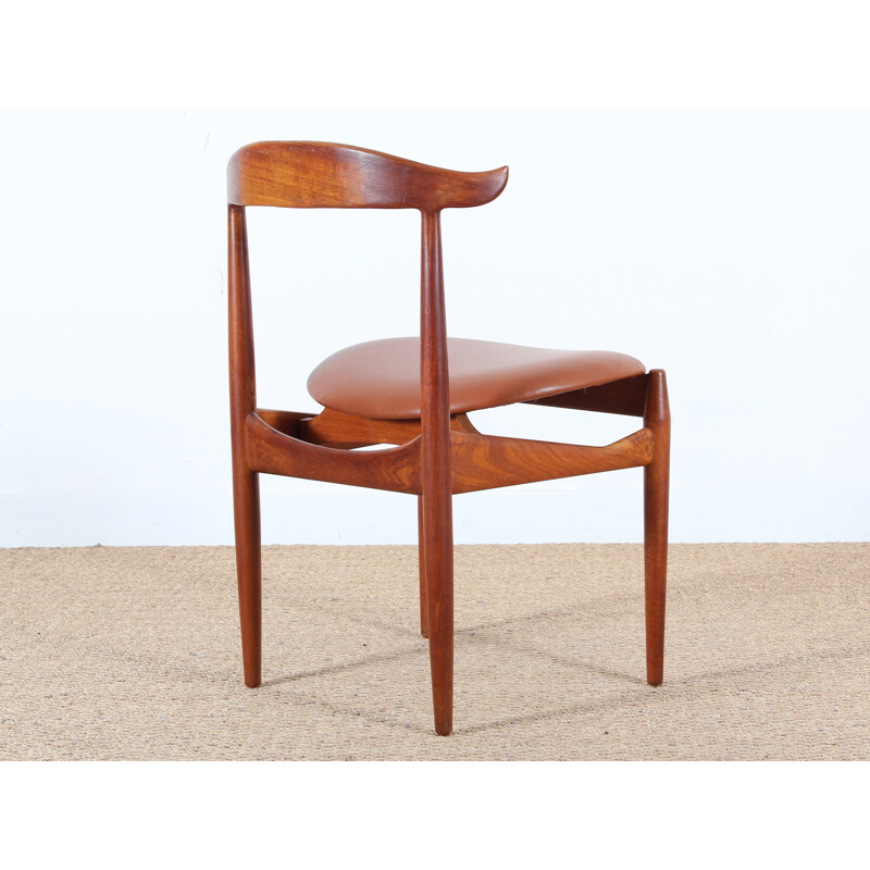 Vintage Danish Teak Chair by Knud Faerch for Slagelse Møbelvaerk - 1960s