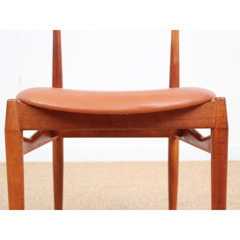 Vintage Danish Teak Chair by Knud Faerch for Slagelse Møbelvaerk - 1960s