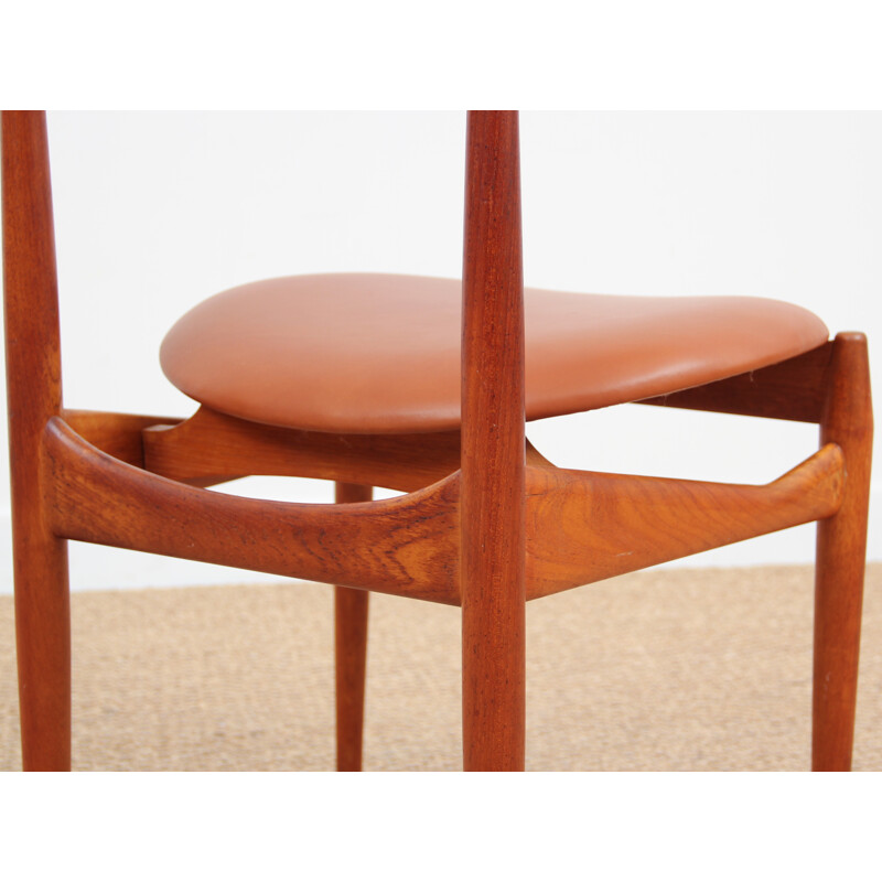 Vintage Danish Teak Chair by Knud Faerch for Slagelse Møbelvaerk - 1960s