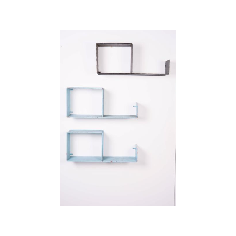 Set of 3 "Escargot" shelves by Mathieu Mategot - 1950s