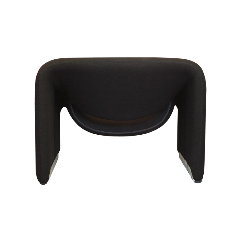 Groovy Black Armchair by Pierre Paulin - 1970s