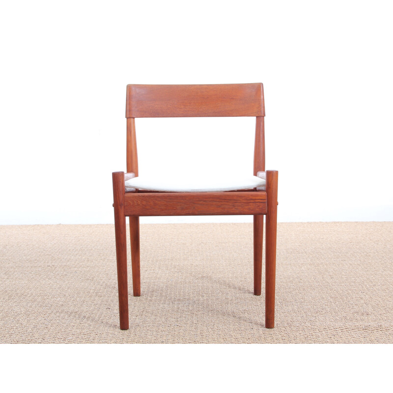 Suite of 6 teak PJ 3-2 model chair by Grete Jalk - 1960s