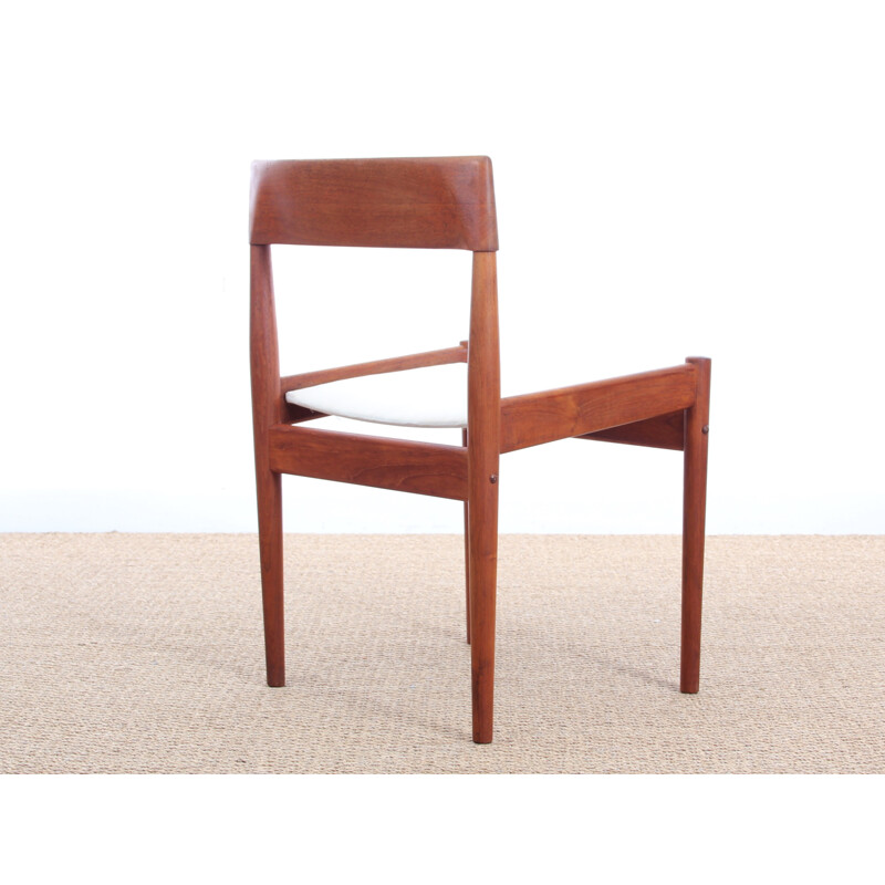 Suite of 6 teak PJ 3-2 model chair by Grete Jalk - 1960s