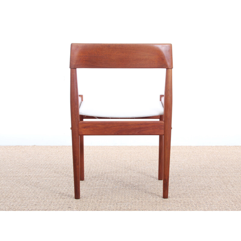 Suite of 6 teak PJ 3-2 model chair by Grete Jalk - 1960s