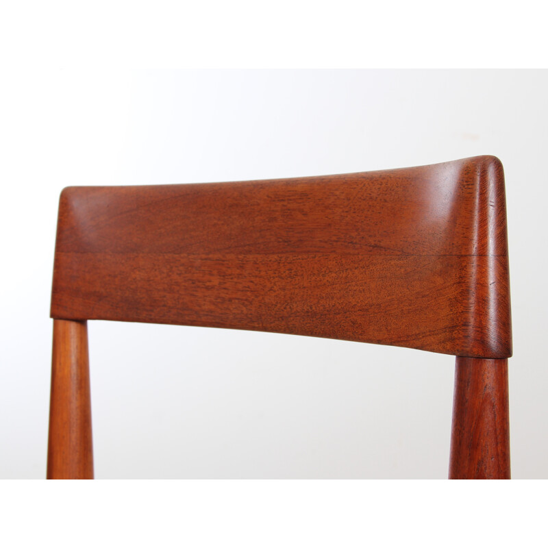 Suite of 6 teak PJ 3-2 model chair by Grete Jalk - 1960s