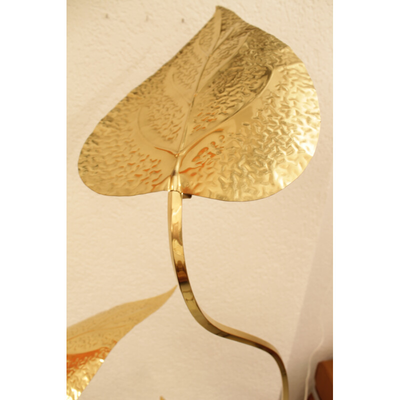 Golden Floor lamp by Tommaso Barbi - 1970s