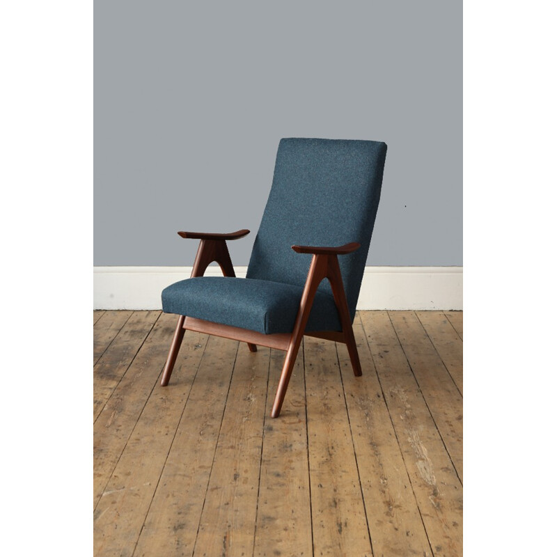 High Back vintage Dutch Armchair - 1960