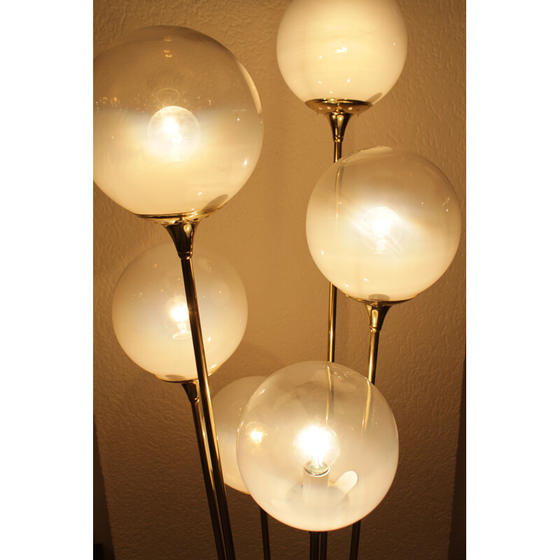 Vintage floorlamp with 6 lights for Stilnovo - 1960s