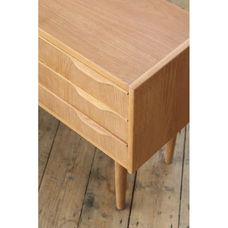 Oak vintage Bedside Table - 1960s