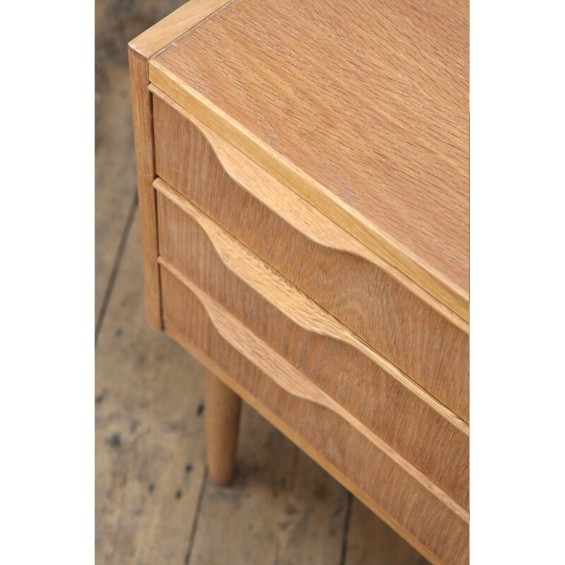 Oak vintage Bedside Table - 1960s