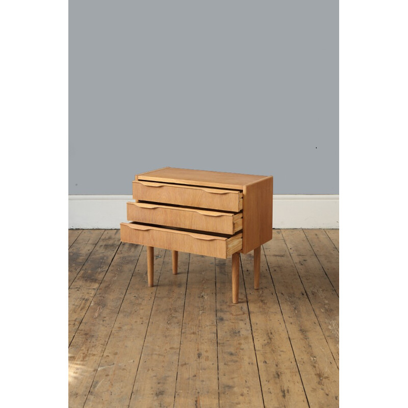 Oak vintage Bedside Table - 1960s