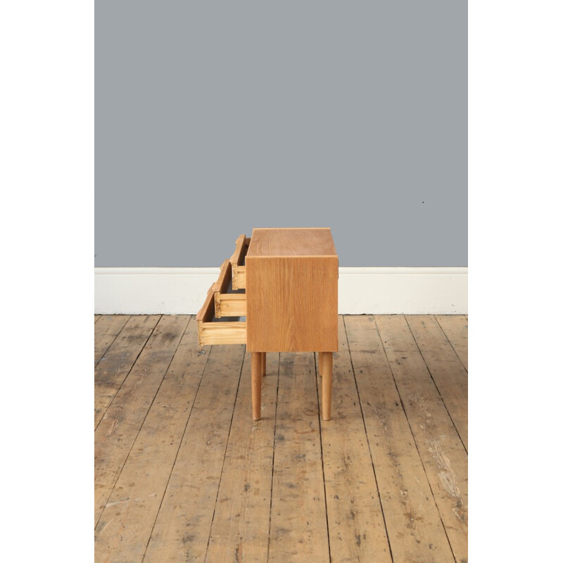 Oak vintage Bedside Table - 1960s