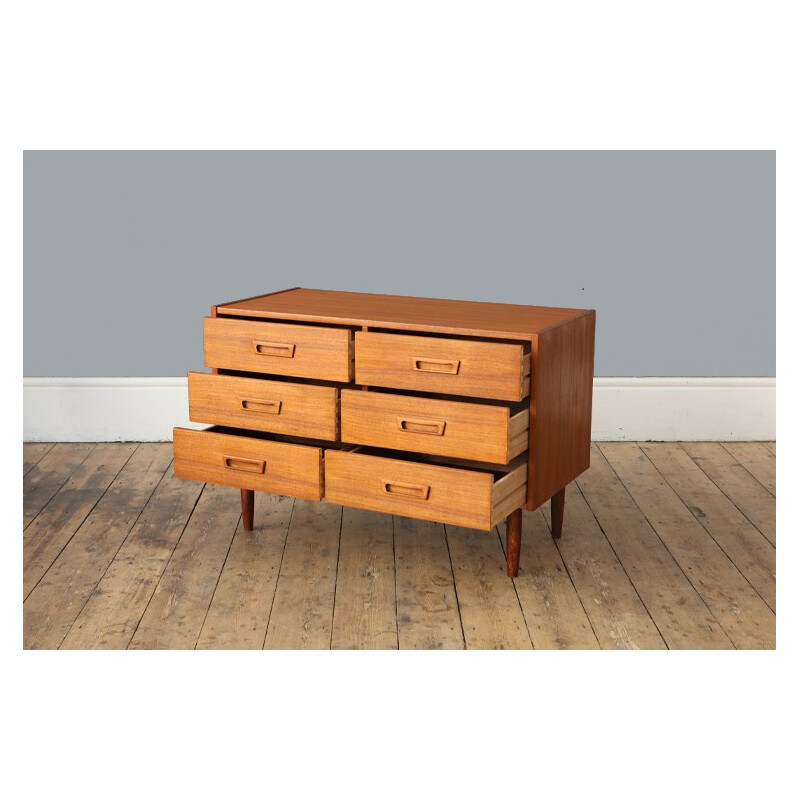Low vintage Chest of Drawers - 1960s