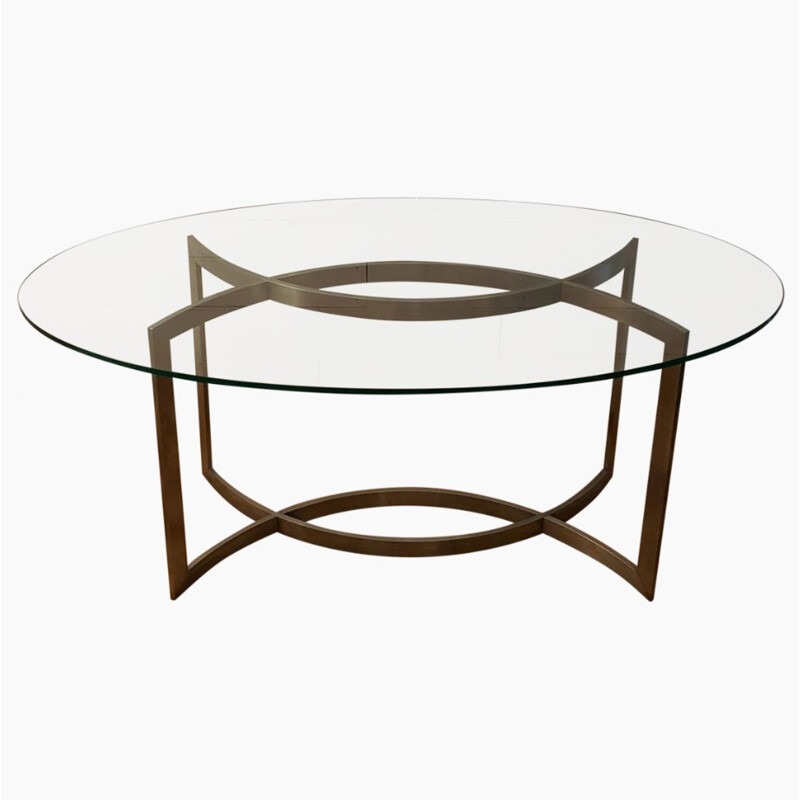 "Diagramme" Table in steel by Paul Légeard - 1970s