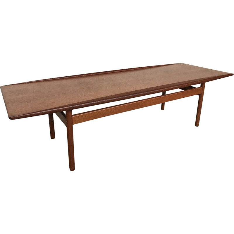 Scandinavian teak coffee table by Grete Jalk for Glostrup - 1960s