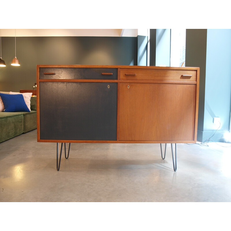 Vintage Danish teak sideboard 2 colours - 1960s