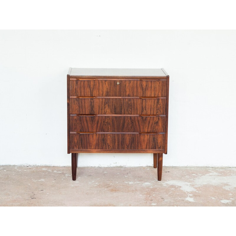 Danish vintage chest of drawers in rosewood, 4 drawers - 1960