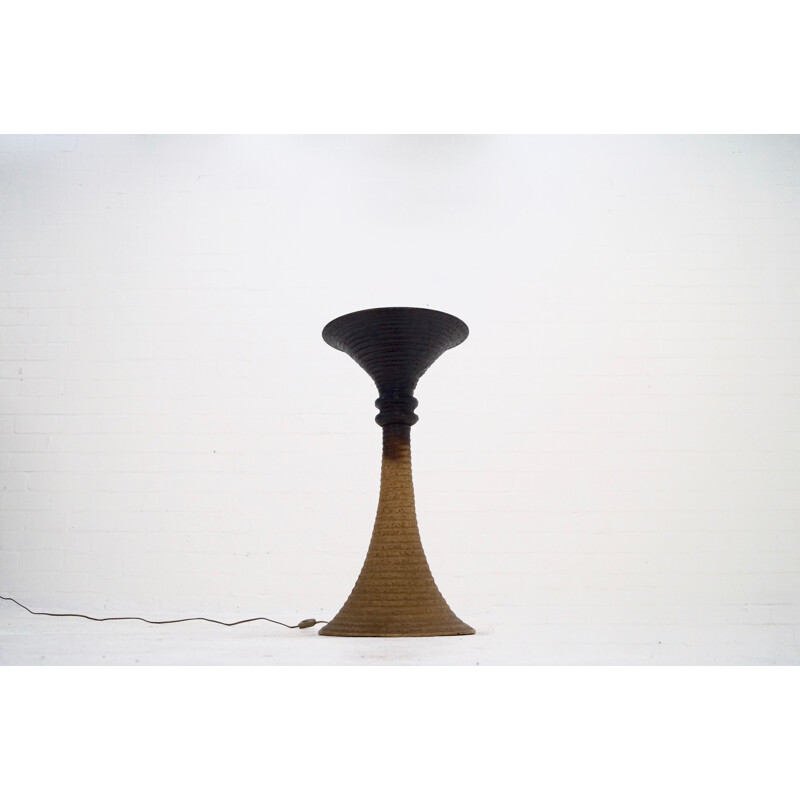 Large Diabolo Ceramic Floor Lamp - 1970s