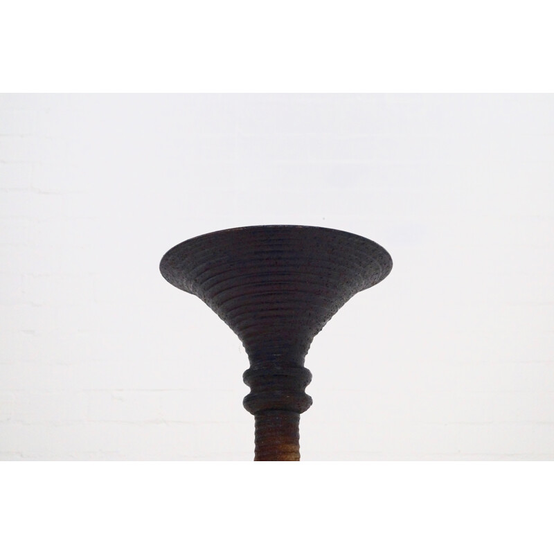 Large Diabolo Ceramic Floor Lamp - 1970s