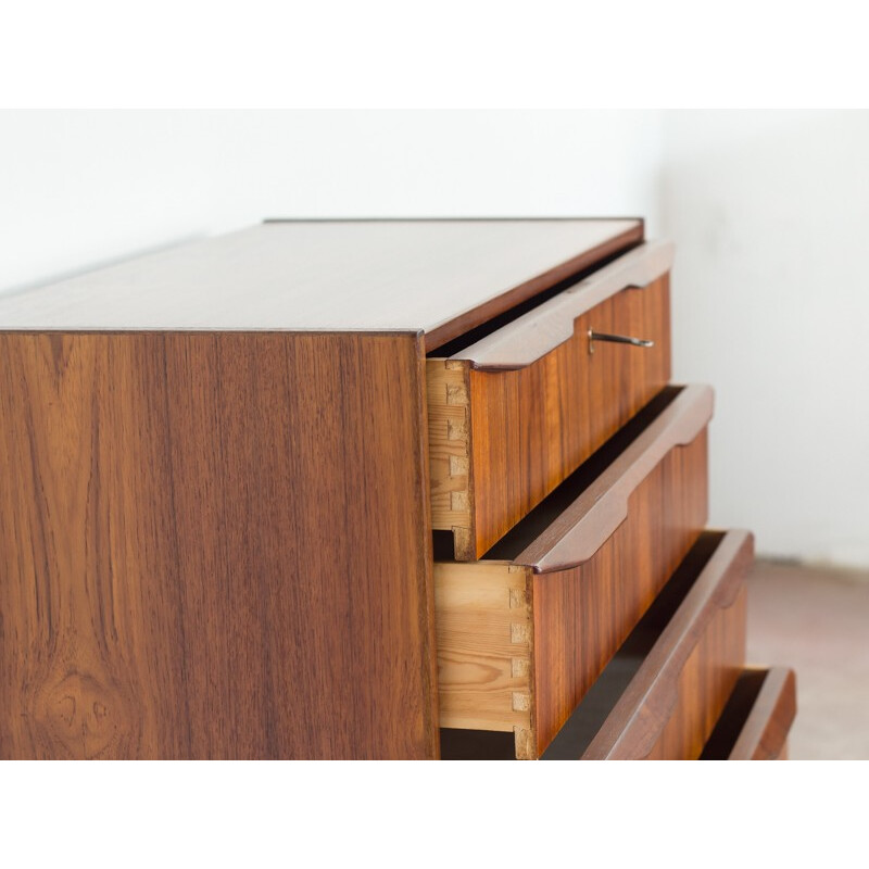 Vintage chest of drawers in teak, 6 drawers - 1960s