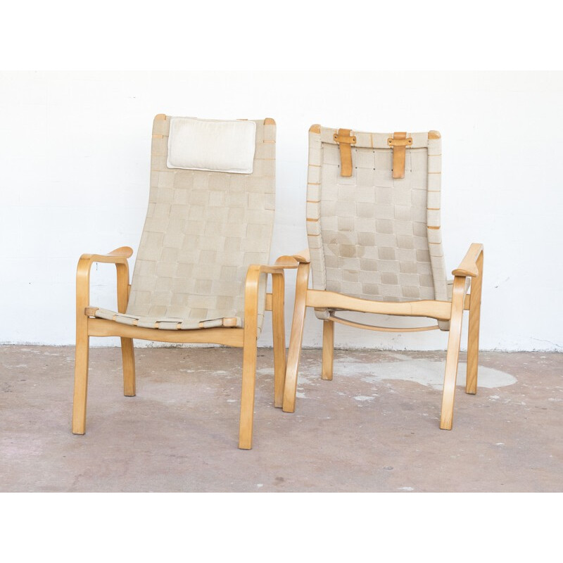 Pair of "Primo" easy chairs by Yngve Ekström for Swedese - 1970s