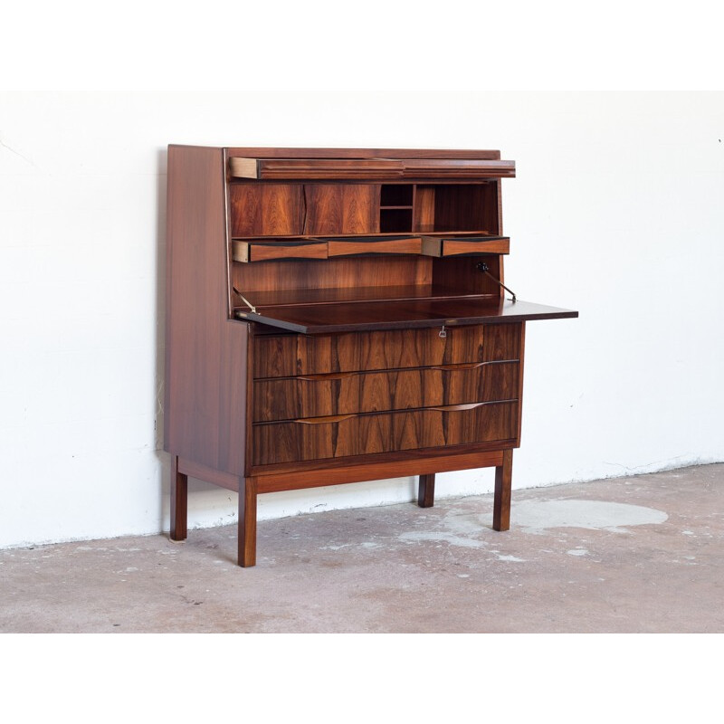 Vintage secretary in rosewood by Erling Torvits for Klim møbelfabrik - 1960s 