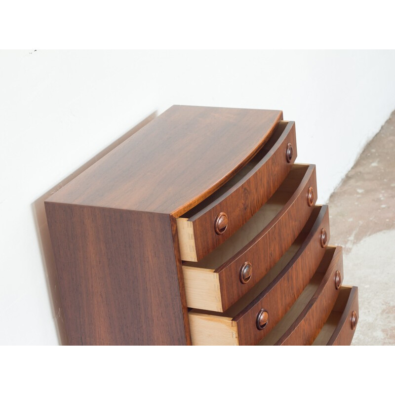 Small chest of drawers in rosewood, 5 drawers by Kai Kristiansen - 1960s