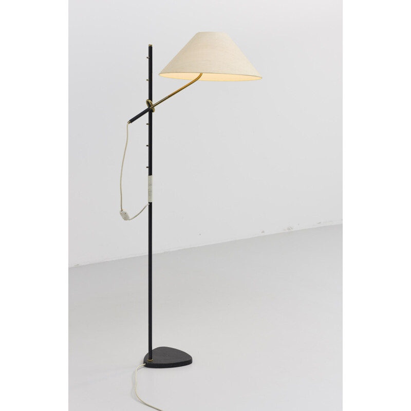 Vintage Pelikan floor lamp by J.T Kalmar - 1950s