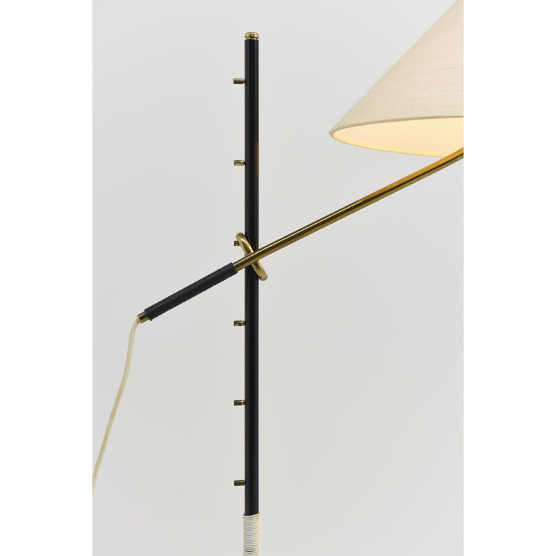 Vintage Pelikan floor lamp by J.T Kalmar - 1950s