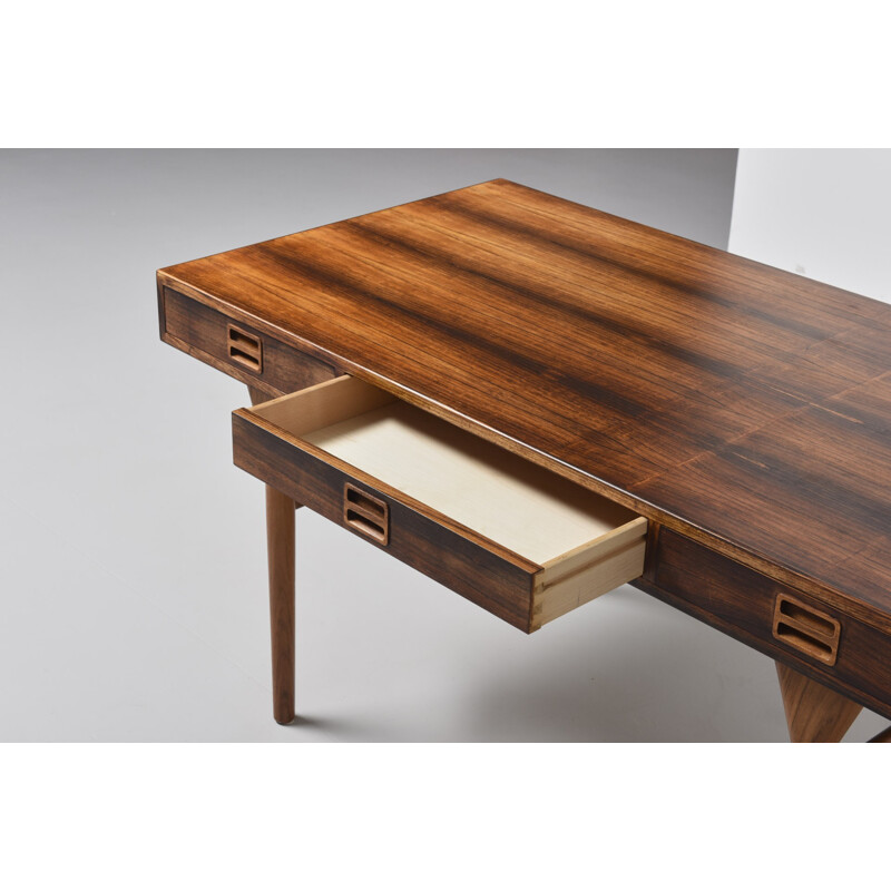 Vintage rosewood desk by Nanna Ditzel - 1950s