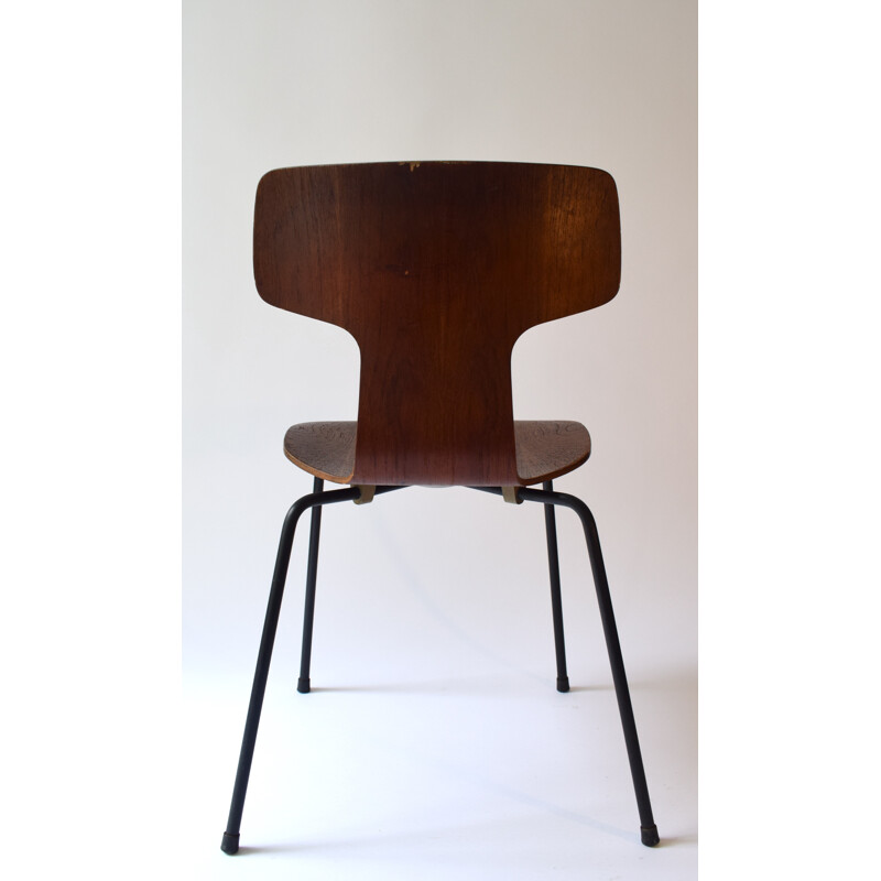 Vintage "Hammer" chair by Arne Jacobsen for Fritz Hansen - 1960s