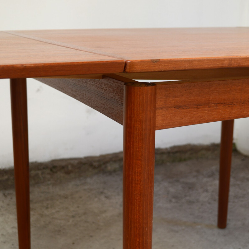 Square Teak Dining Table by Hundevad & co - 1960s