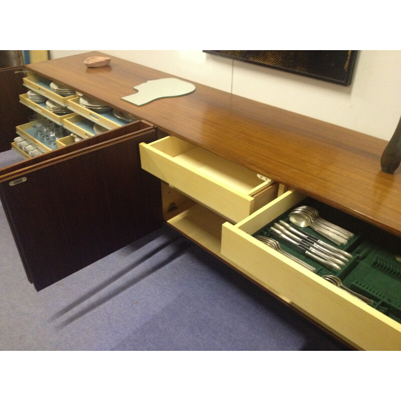 Long "B40" sideboard in teak, Dieter WAECKERLIN - 1960s