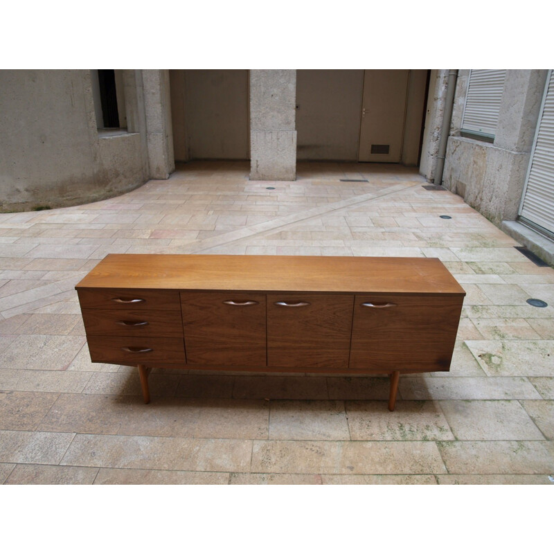 Vintage Teak Sideboard with doors and drawers - 1960s