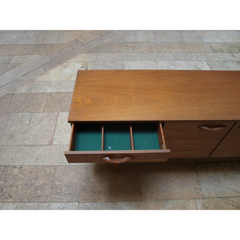 Vintage Teak Sideboard with doors and drawers - 1960s