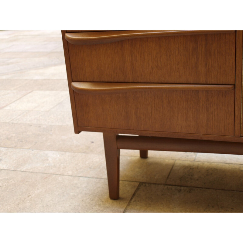 Vintage Teak Sideboard, 2 doors and 3 drawers - 1960s