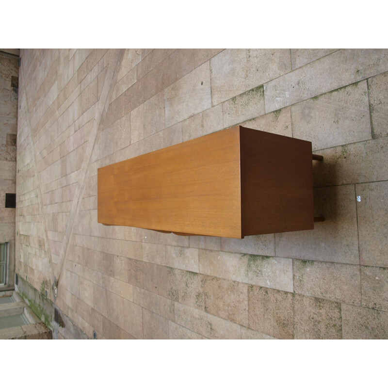 Vintage Teak Sideboard, 2 doors and 3 drawers - 1960s