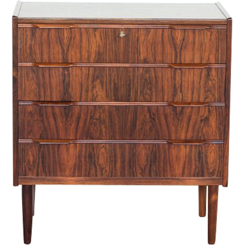 Danish vintage chest of drawers in rosewood, 4 drawers - 1960