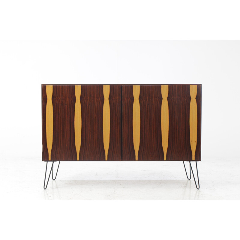 Small rosewood and mahogany sideboard - 1960s