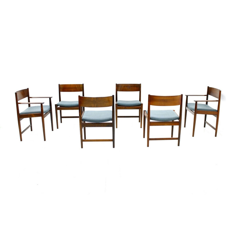 Set of six Danish dining Chairs Sibast by Arne Vodder, Denmark - 1960s