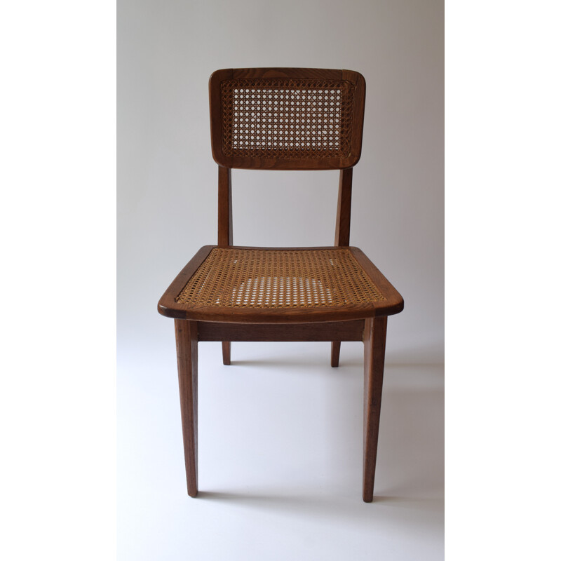 Vintage "C" chair by Marcel Gascoin for Arhec- 1950s