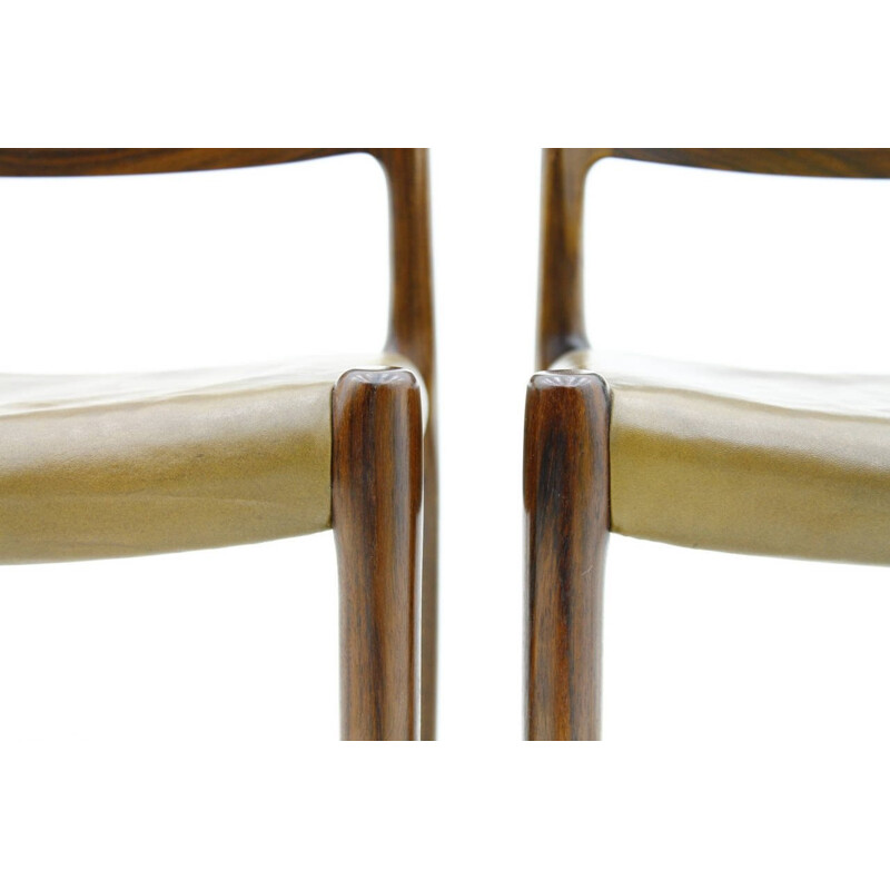 Set of 4 rosewood dining chairs by Niels O. Møller - 1960s