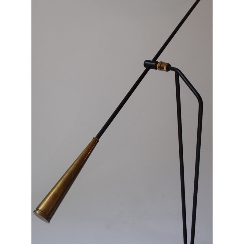 Large vintage pendulum wall lamp - 1950s