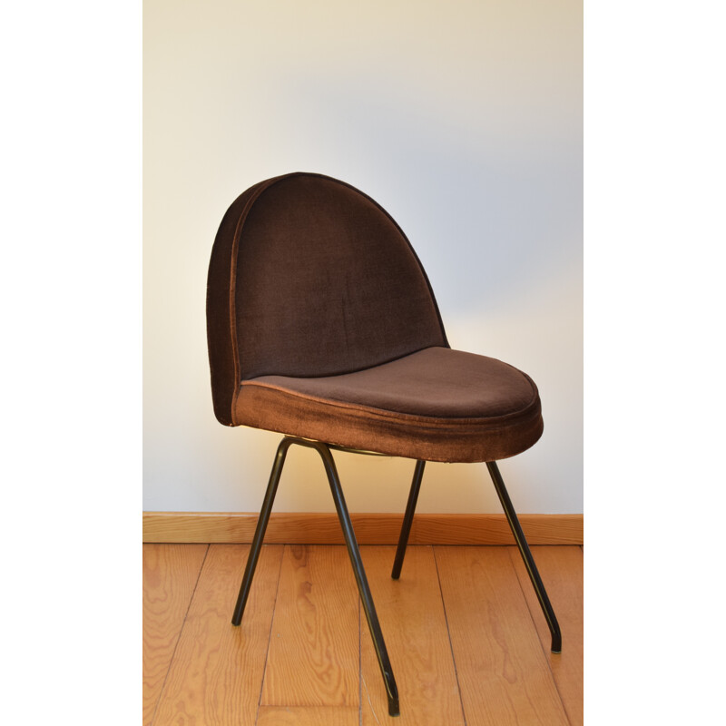 Chaise vintage 770 by Jospeh-André Motte for Steiner - 1950s