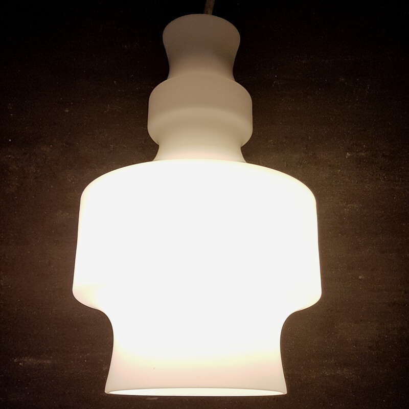 Vintage opaline pendant lamp B-1202 - 1960s
