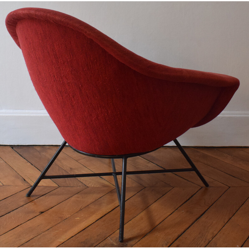 Vintage model 58 armchair by Geneviève Dangles and Christian Defrance - 1960s