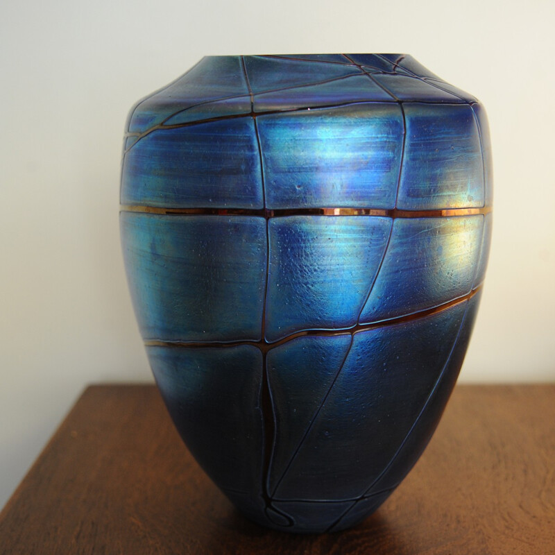 Vase vintage from Loetz glass factory for Kralik, Austria - 1940s