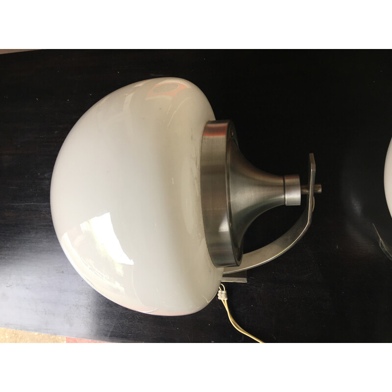 Pair of vintage Lumi wall lamps - 1970s