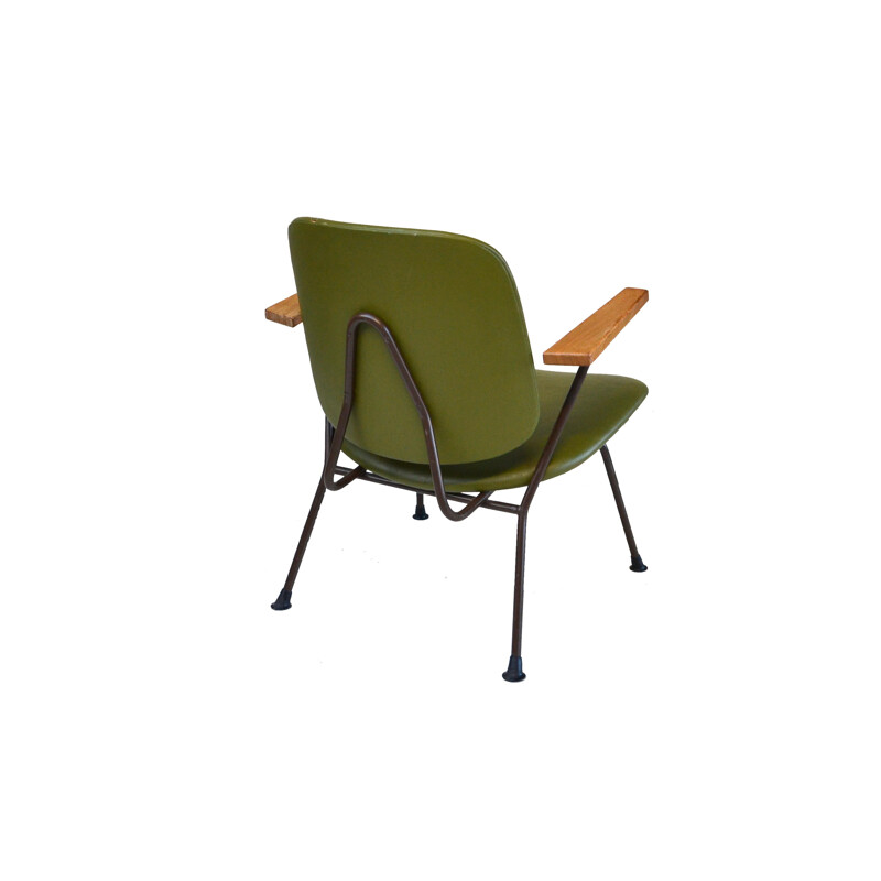 Mid-century green Armchair by W.H Gispen for Kembo - 1950s